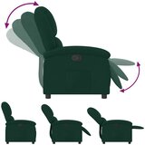 vidaXL Naslonjač tamnozeleni baršunasti | shoptok.hr
