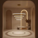 Toolight Viseća lampa LHJ009-CP4 GOLD s 4 prstena | shoptok.hr