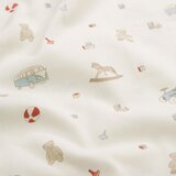 CamCam Copenhagen Svetlo rumena otroška posteljnina za otroško posteljico iz organskega bombaža 100x140 cm Vintage Toys – | Shoptok.si