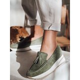 DStreet Mokasyny damskie na lekkim koturnie MOCCKO zielone | Eponuda.ba