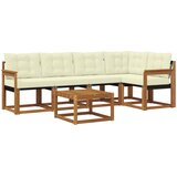  Set vanjskih sofa 6 kom. Prirodna i krem | shoptok.hr