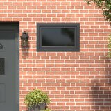  Prozor za podrum RISOR 90 x 70 cm PVC i staklo Antracit | shoptok.hr