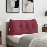  Jastuk za leđa Vinska crvena 100 x 24 x 50 cm tkanina | shoptok.hr