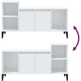 TV omarica bela 100x35x55 cm inženirski les, (20594748) | Shoptok.si