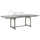  Vrtni blagovaonski stol (160 - 240)x100x75 cm od drva bagrema | shoptok.hr