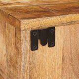 vidaXL Nočna omarica Rjava 35 x 33 x 48 cm Masiven les manga | Shoptok.si