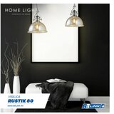 Rustik 80 VISILICA 1*E27 CHROME/COGNAC | ePonuda.com