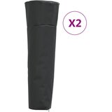 Maison Chic Prevleka za zunanjo pohištvo - Prevleka za grelnik 2 kosa stožec črna 86x47x241 cm 420D oxford, (21795217) | Shoptok.si
