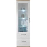 MID.YOU VITRINA, hrast san remo | Shoptok.si