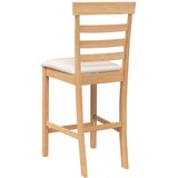  Barske stolice s jastucima 2 kom. Prirodno puno drvo guma | shoptok.hr