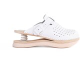  Ženske feder klompe - F01 bela-puder djon | ePonuda.com