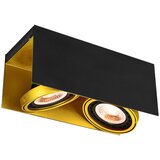  Črno-bela stropna svetilka s kovinskim senčilom 14x31 cm Verso – Cene