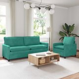  Set sofe 2 pcs Tirkizna Baršun Cijene