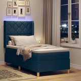  s opruga kutije s LED trakama Plava 100 x 200 cm tkanina | shoptok.hr