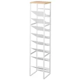 Belo kovinsko držalo za vino število steklenic 16 20x88,5x19 cm Tower –