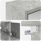  Kupaonski ormar s ogledalom Betonski sivi 63,5 x 16 x 62,5 cm | shoptok.hr