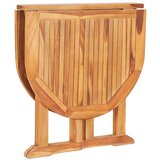  Preklopni vrtni stol 120 x 70 x 75 cm od masivne tikovine | shoptok.hr
