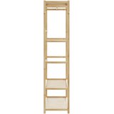 vidaXL Stalak za odjeću s policama 110x40x175 cm od bambusa | shoptok.hr