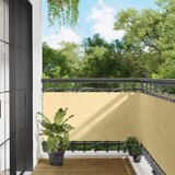  Balcony ekran PU prekriveni oksford alu - Pijesak 75 x 200 cm | shoptok.hr