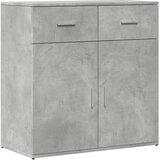  Komoda siva boja betona 79x38x80 cm od konstruiranog drva | Eponuda.com