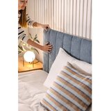 Bonami Selection Modra oblazinjena zakonska postelja s prostorom za shranjevanje z letvenim dnom 160x200 cm Myra Slim Line – | Shoptok.si
