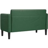  Dvosjed kauč tamno zelena 109 cm samt tkanina | shoptok.hr
