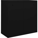Ormarić s kliznim vratima crni 90 x 40 x 90 cm čelični | shoptok.hr