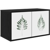 TV ormar za montažu na zid HANAU 69 x 33 x 40 cm Crni hrast u