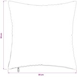  Presvlaka za jastuk 2 pcs ALMELO Siva zelena 30 x 30 cm Kord | shoptok.hr