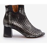 Maciejka Leather Cut-Out Boots | ePonuda.com