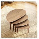 Hanah home Set stolova od 4 dela Nora Hrast | Eponuda.com