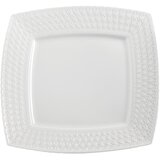 Evviva Plitev krožnik Margherita 25x25cm / bel / porcelan, (5000199245) Cene