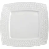 Plitev krožnik Margherita 25x25cm / bel / porcelan, (5000199245)