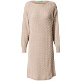 United Colors Of Benetton Pletena obleka bež | Shoptok.si