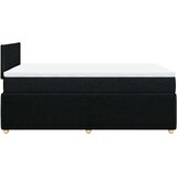  Krevet s oprugama i madracem crni 120 x 200cm od tkanine | shoptok.hr