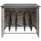  Drvarnica za bicikle 3 pcs Antracit 215 x 206 x 157 cm Metal | shoptok.hr