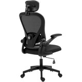 HOMCOM pisarniški stol poliester, umetna masa 64D x 63Š x 115 125Vcm Črn, (5000242992) Cene