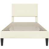  Krevetna konstrukcija Krem 90 x 200 cm Kordura tekstil | Shoptok.si