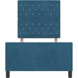  Krevet s opruga kutije Tamno plava 100 x 200 cm Baršun | shoptok.hr