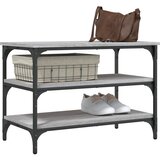  Klupa za cipele siva boja hrasta 70x38,5x49cm konstruirano drvo | Eponuda.ba