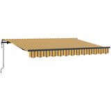  Skrovita tenda Žuta i Siva 250 x 200 cm tkanina | shoptok.hr