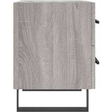 vidaXL Nočna omarica siva sonoma 40x35x47,5 cm inženirski les | Shoptok.si