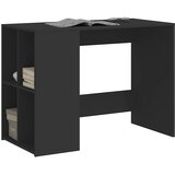  Radni stol crni 102 x 50 x 75 cm od konstruiranog drva | shoptok.hr
