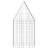  Kavez za zečeve Srebrno 400 x 100 x 210 cm Cinkani čelik | shoptok.hr