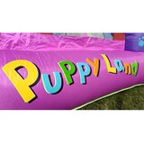 Happy Hop Puppy Land Dog dvorac na napuhavanje s toboganom | shoptok.hr