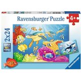 Ravensburger 2x24 delna sestavljanka Morske vragolije 078158 Cene