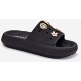 VINCEZA Ladies Foam Slippers With Pins Black 76055 | shoptok.hr
