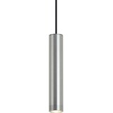 QAZQA Dizajnerska viseča svetilka Gunmetal GU10 50mm IP44 - Tuba | Shoptok.si