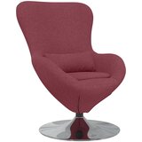vidaXL Jajčna stolica vino rdeča tkanina, (22054378) | Shoptok.si