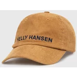 Helly Hansen Baseball kapa iz rebrastega žameta Graphic Cap zelena barva